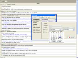 Sorting and filtration of tasks.
